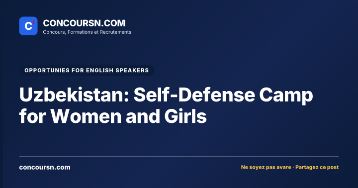 Illustration de l’article : Uzbekistan: Self-Defense Camp for Women and Girls