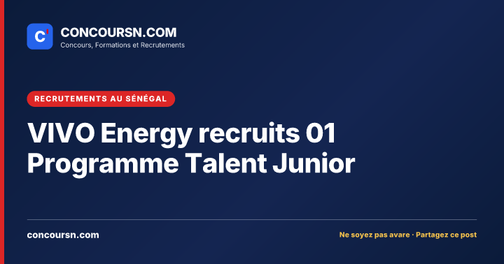 Illustration de l’article : VIVO Energy recruits 01 Programme Talent Junior