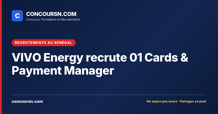 Illustration de l’article : VIVO Energy recrute 01 Cards & Payment Manager