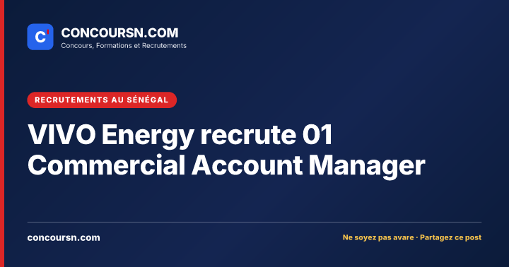Illustration de l’article : VIVO Energy recrute 01 Commercial Account Manager