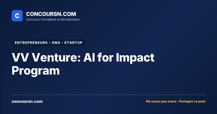 Illustration de l’article : VV Venture: AI for Impact Program
