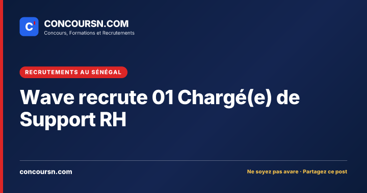 Illustration de l’article : Wave recrute 01 Chargé(e) de Support RH