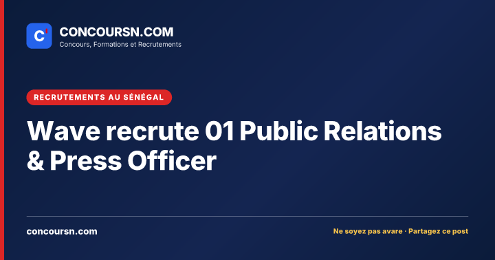 Illustration de l’article : Wave recrute 01 Public Relations & Press Officer