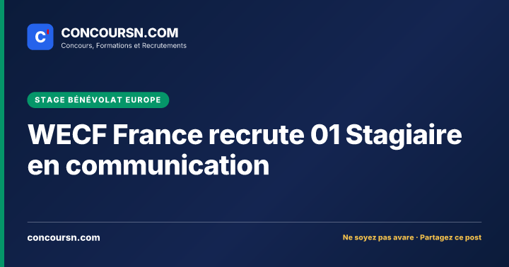 Illustration de l’article : WECF France recrute 01 Stagiaire en communication