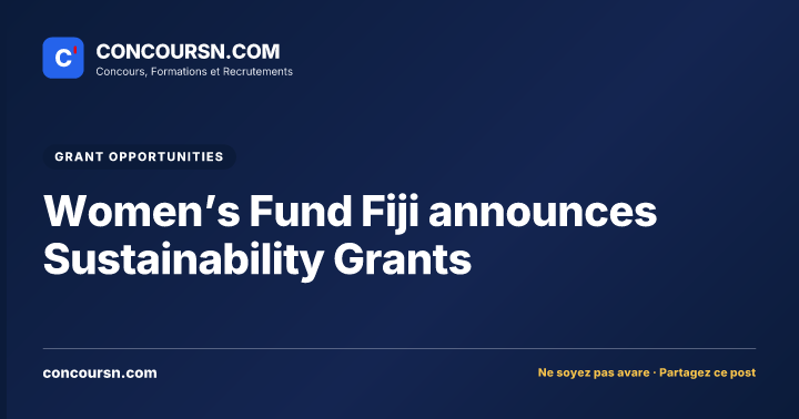 Illustration de l’article : Women’s Fund Fiji announces Sustainability Grants