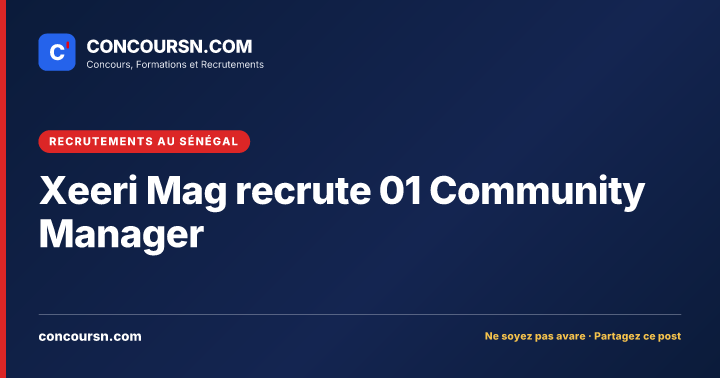 Illustration de l’article : Xeeri Mag recrute 01 Community Manager