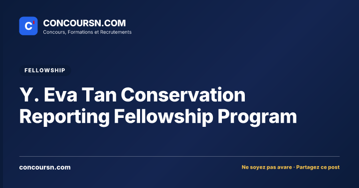 Illustration de l’article : Y. Eva Tan Conservation Reporting Fellowship Program