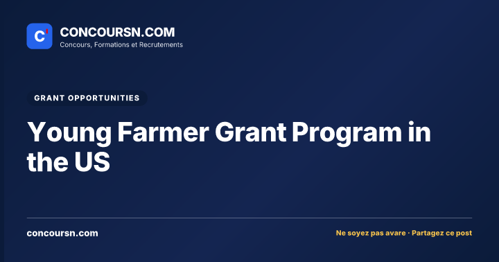 Illustration de l’article : Young Farmer Grant Program in the US
