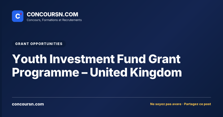 Illustration de l’article : Youth Investment Fund Grant Programme – United Kingdom