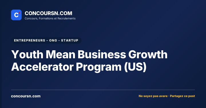 Illustration de l’article : Youth Mean Business Growth Accelerator Program (US)