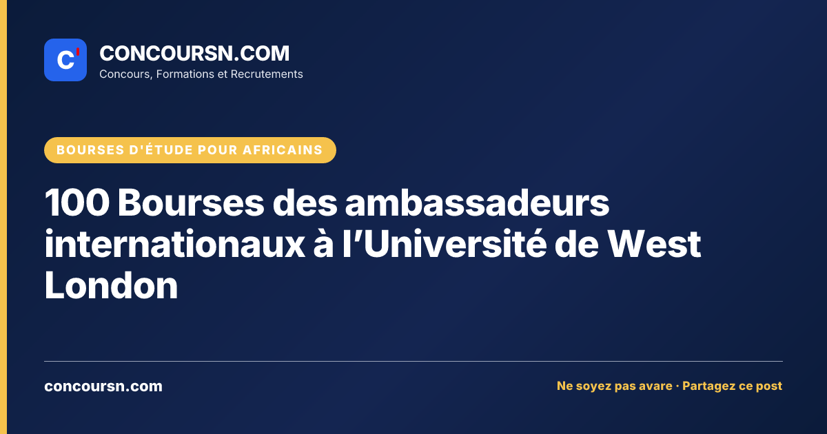 Illustration de l’article : 100 Bourses des ambassadeurs internationaux à l’Université de West London
