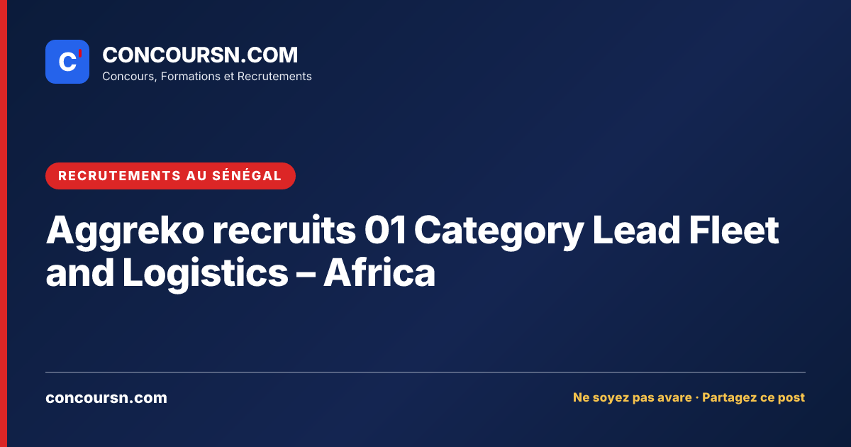 Illustration de l’article : Aggreko recruits 01 Category Lead Fleet and Logistics – Africa