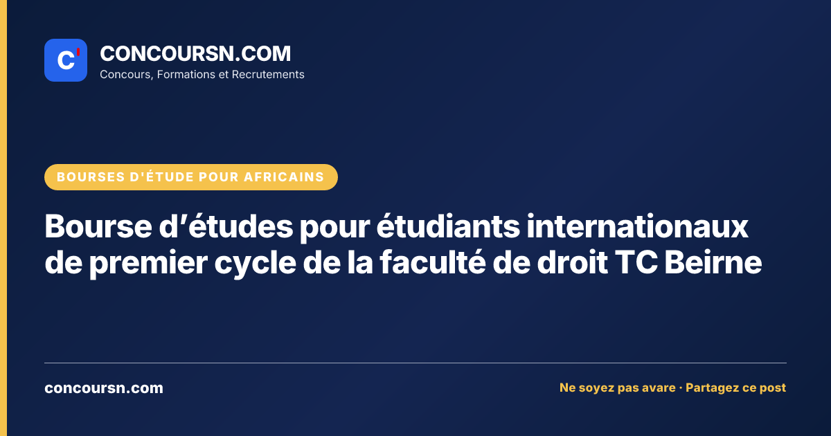 Illustration de l’article : Bourse d’études pour étudiants internationaux de premier cycle de la faculté de droit TC Beirne