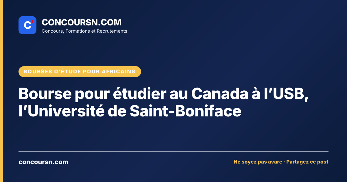 Illustration de l’article : Bourse pour étudier au Canada à l’USB, l’Université de Saint-Boniface