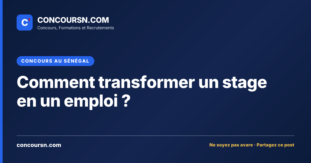 Illustration de l’article : Comment transformer un stage en un emploi ?