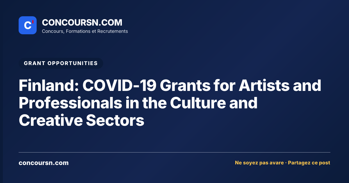Illustration de l’article : Finland: COVID-19 Grants for Artists and Professionals in the Culture and Creative Sectors