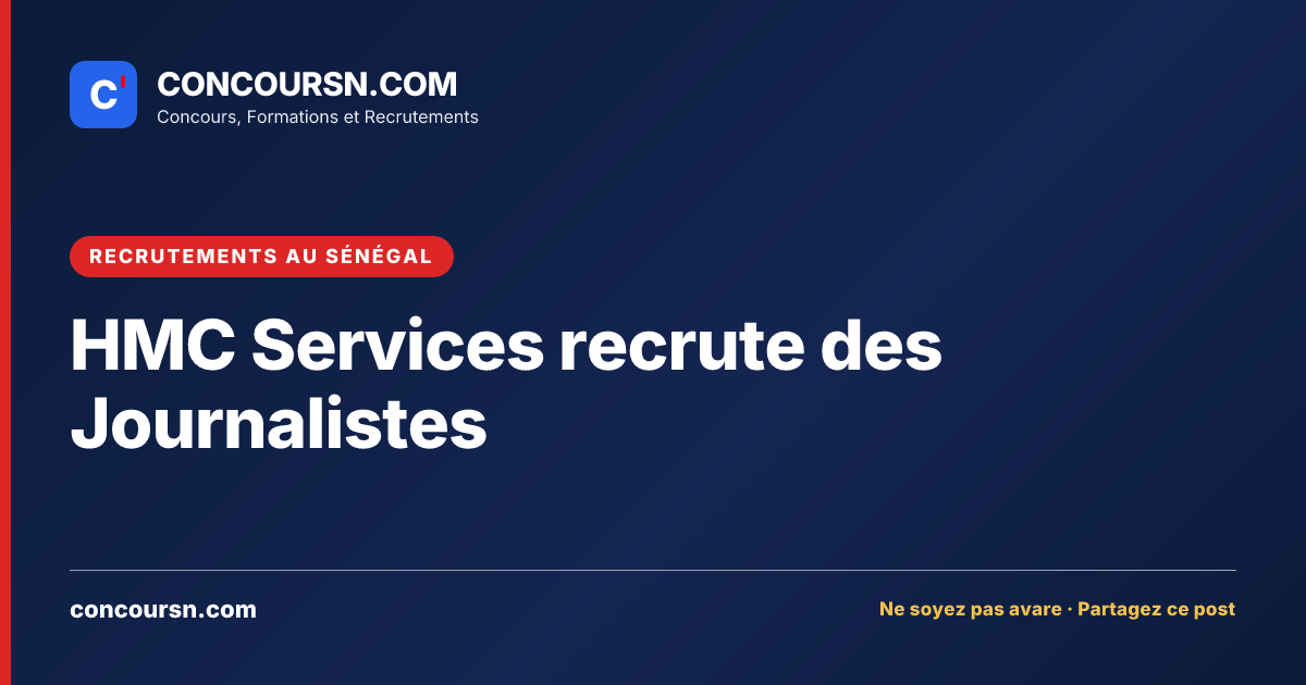 Illustration de l’article : HMC Services recrute des Journalistes