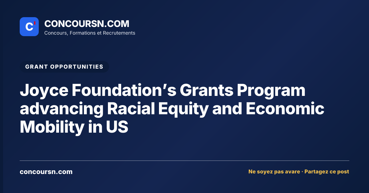 Illustration de l’article : Joyce Foundation’s Grants Program advancing Racial Equity and Economic Mobility in US