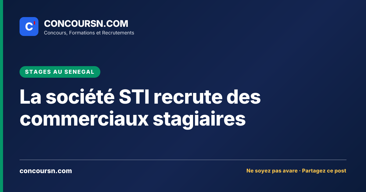Illustration de l’article : La société STI recrute des commerciaux stagiaires
