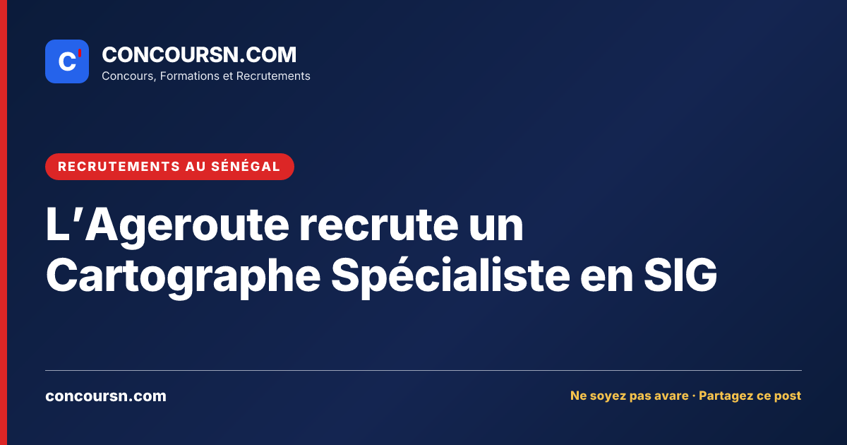 Illustration de l’article : L’Ageroute recrute un Cartographe Spécialiste en SIG