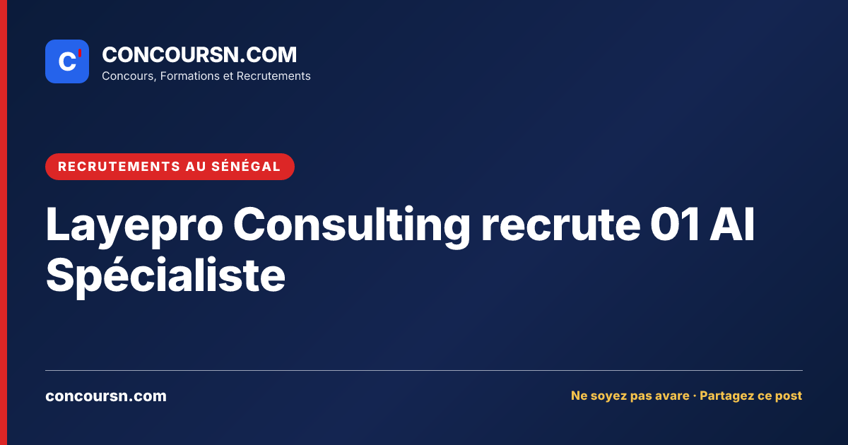 Illustration de l’article : Layepro Consulting recrute 01 AI Spécialiste