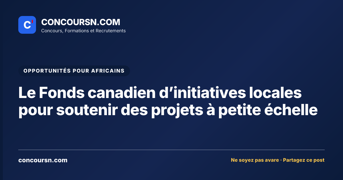 Illustration de l’article : Le Fonds canadien d’initiatives locales pour soutenir des projets à petite échelle