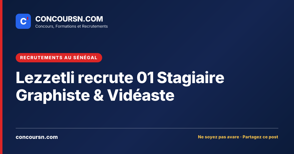 Illustration de l’article : Lezzetli recrute 01 Stagiaire Graphiste & Vidéaste