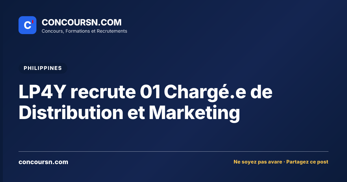 Illustration de l’article : LP4Y recrute 01 Chargé.e de Distribution et Marketing