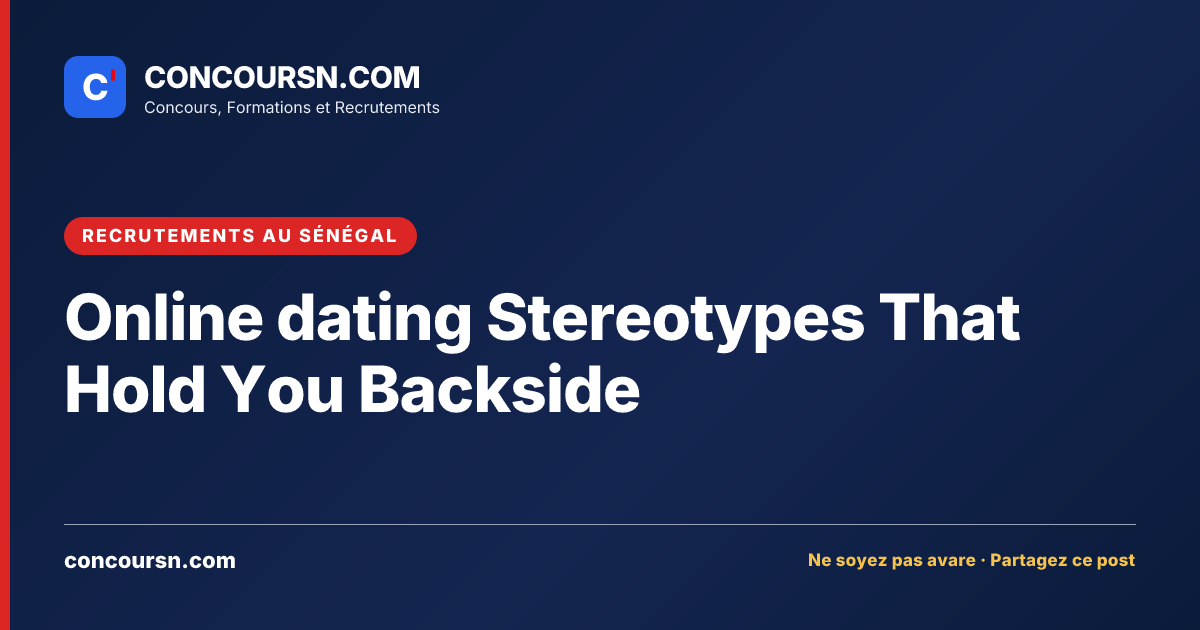 Illustration de l’article : Online dating Stereotypes That Hold You Backside