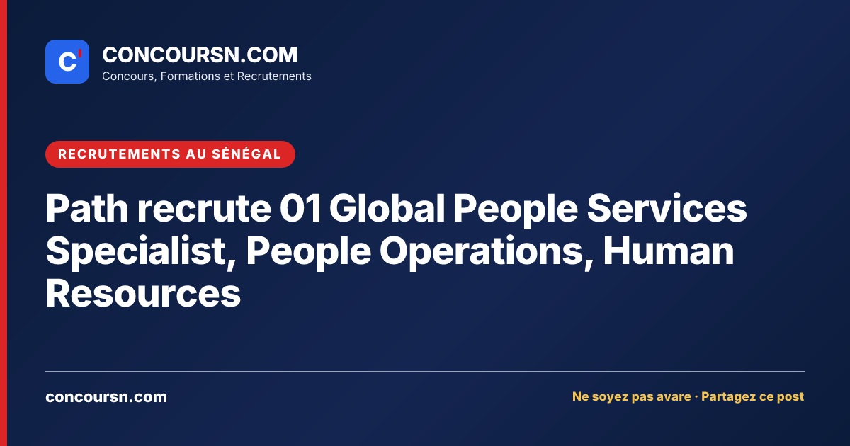 Illustration de l’article : Path recrute 01 Global People Services Specialist, People Operations, Human Resources