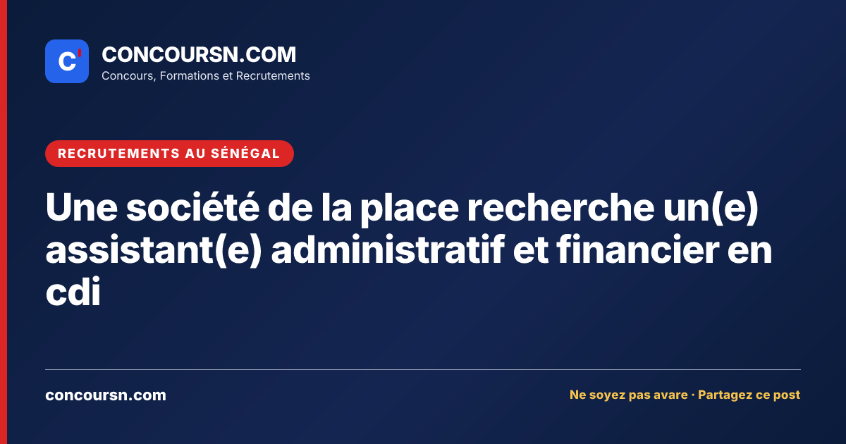 Illustration de l’article : Une société de la place recherche un(e) assistant(e) administratif et financier en cdi