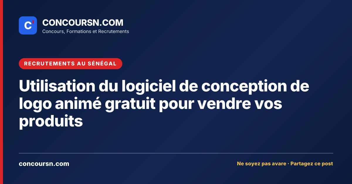 Illustration de l’article : Utilisation du logiciel de conception de logo animé gratuit pour vendre vos produits