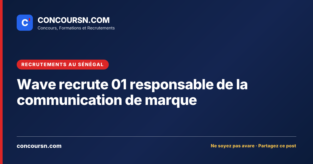 Illustration de l’article : Wave recrute 01 responsable de la communication de marque